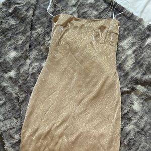 Gold dress from the boutique